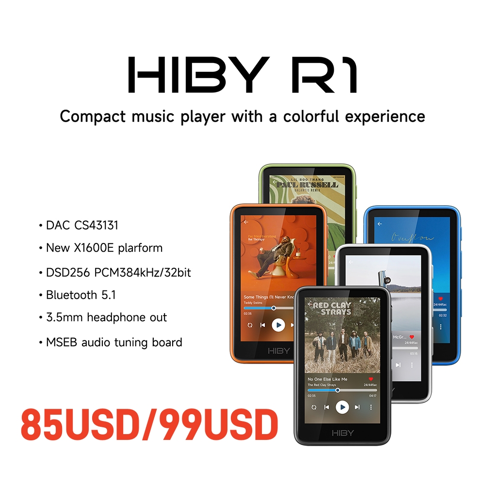 Audio Music Web - HiBy R1 HiFi Audio Musikplayer MP3