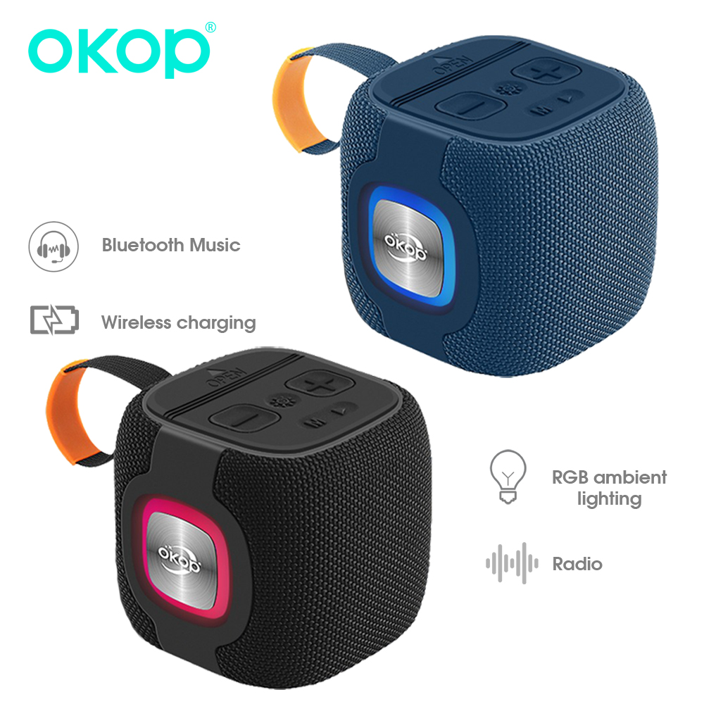 Amazon Music Audio Quality - OKOP Bluetooth-Lautsprecher, langlebiger, hochwertiger Lautsprecher, wasserdichter