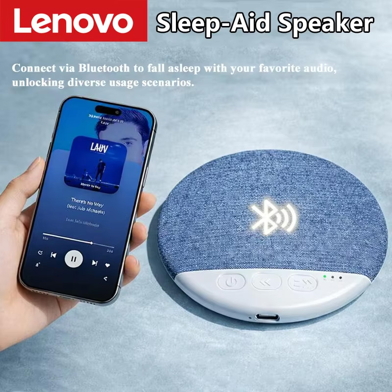 Audio Music Center - Lenovo Schlaf-Bluetooth-Lautsprecher Mini Naturgeräusche Weißes Rauschen