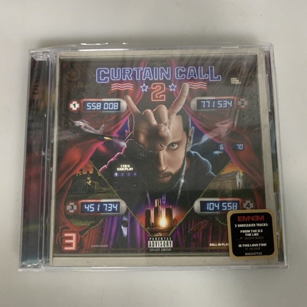 Audio Music Hip Hop - CD 'Curtain Call 2' Eminem Hip-Hop-Pop-Musik-Disc