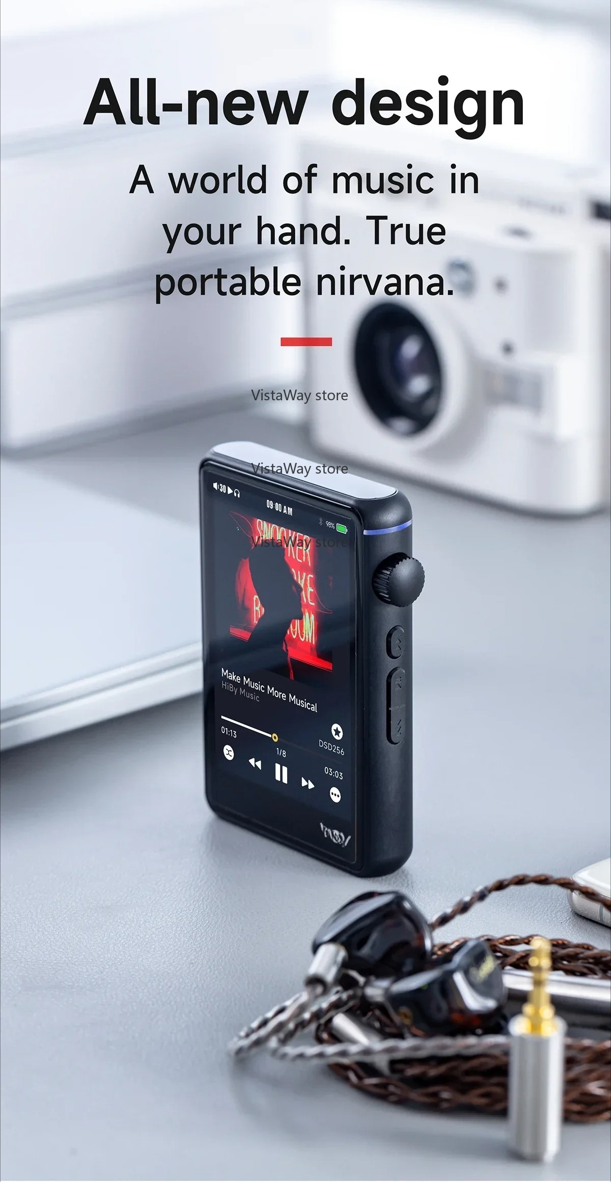 Audio Music Web - Bluetooth WiFi Musik Player MP3 HiFi