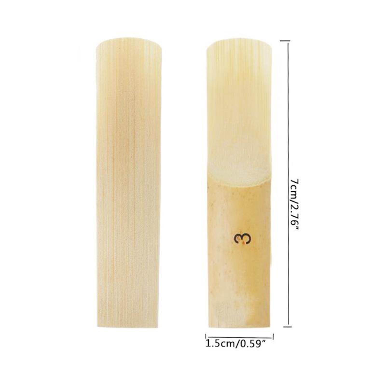 Saxophone Reed Pack - 10 Stück/Packung Traditionelle Eb-Alto-Oboenblätter Stärke 1,5