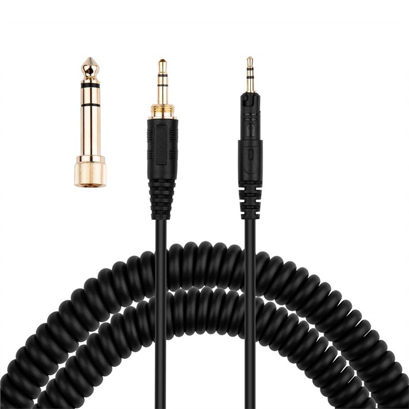 Audio Technica Headphone Ath-M50X - AB33-ATH-M50x Kabel, gewickeltes AUX-Kabel als Ersatz