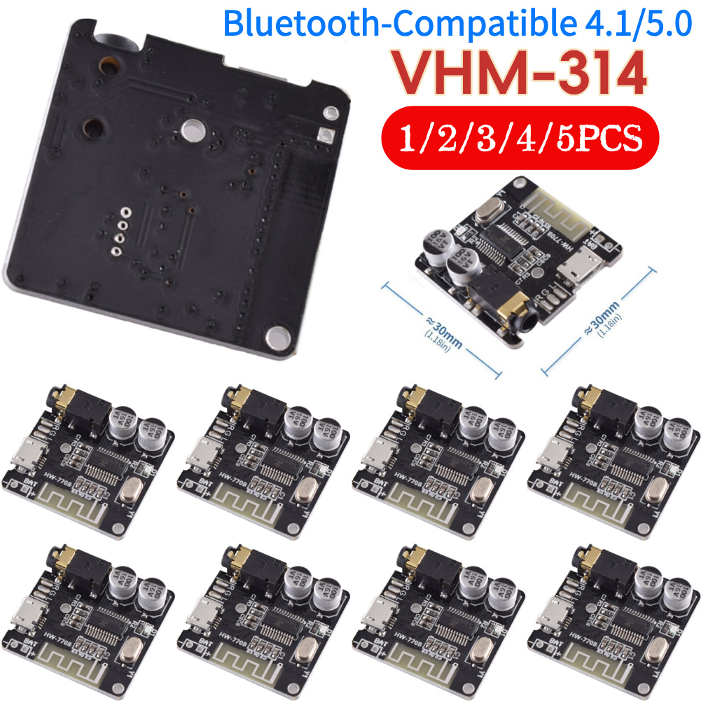 Audio Music Converter To Mp3 - 1-5PCS 3,7-5V VHM-314 Bluetooth Audio Receiver
