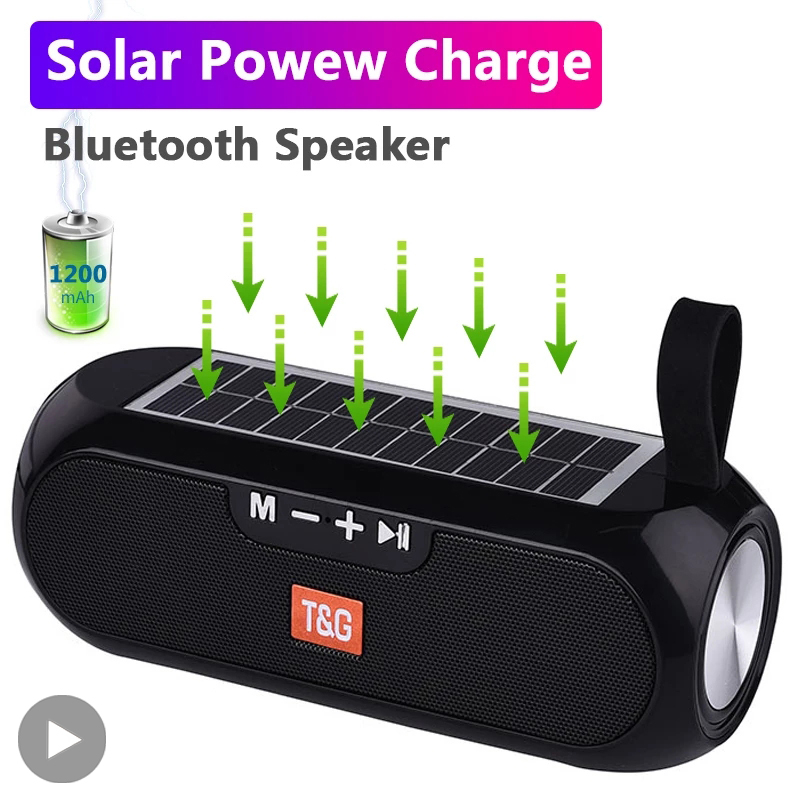 Audio Music Center - Solar Radio FM Outdoor Tragbare Drahtlose