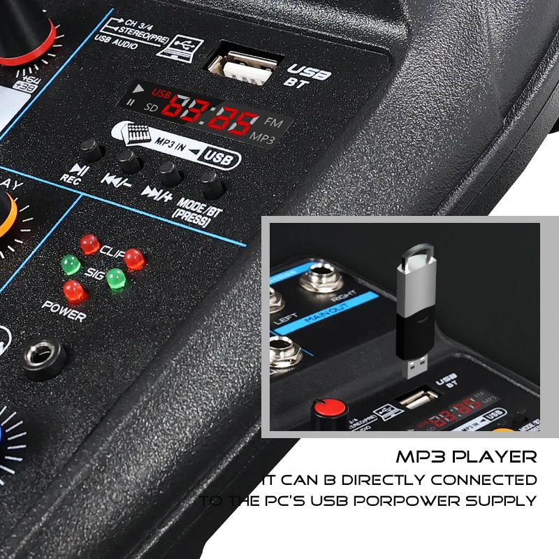 4-Kanal Mini Professioneller D – Audio Mixer 4 Channel Bewertung und Preis