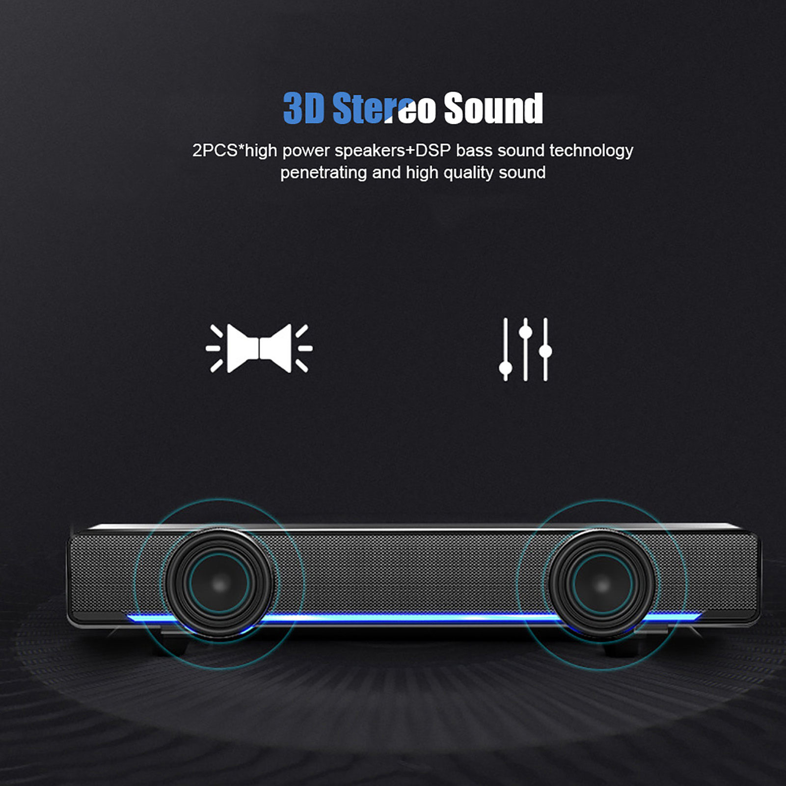 Tragbare Soundbar, USB-verkabe – Audio Music Center Bewertung und Preis