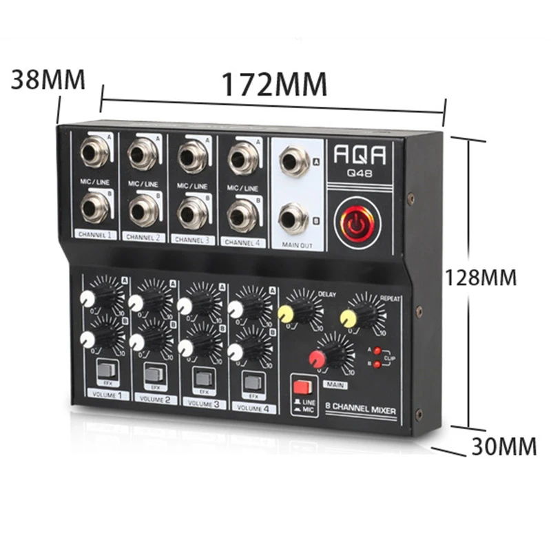 Audio Mixer Professionelle 8-K – Audio Mixer 4 Channel Bewertung und Preis