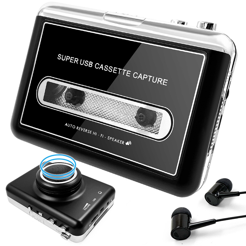 Tragbarer Stereo-USB-Kassetten – Audio Music Converter To Mp3 Bewertung und Preis