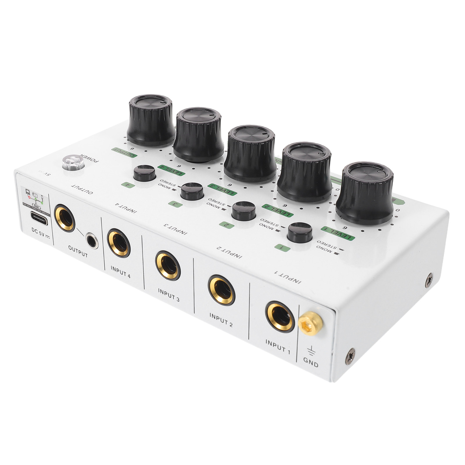 4-Kanal Kompakter Audio-Mixer  – Audio Mixer 4 Channel Bewertung und Preis