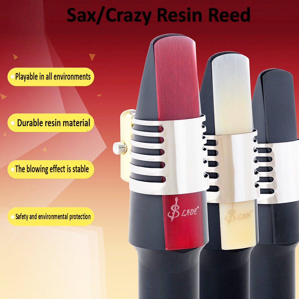 Neues Harz-Saxophonrohr, dreip – Saxophone Reed Pack Bewertung und Preis