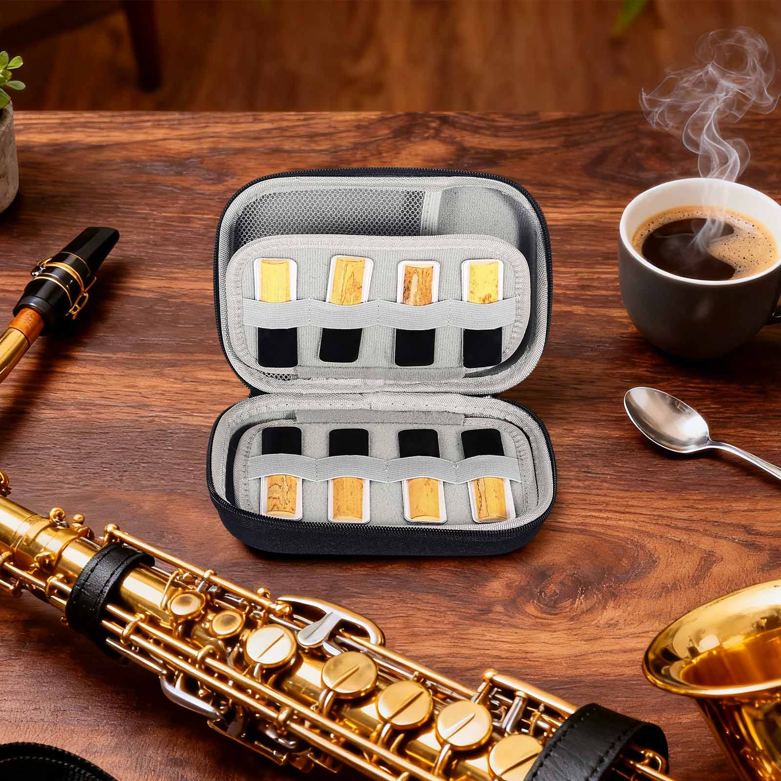 Muspor-Blätteretui, kompatibel – Saxophone Reed Pack Bewertung und Preis