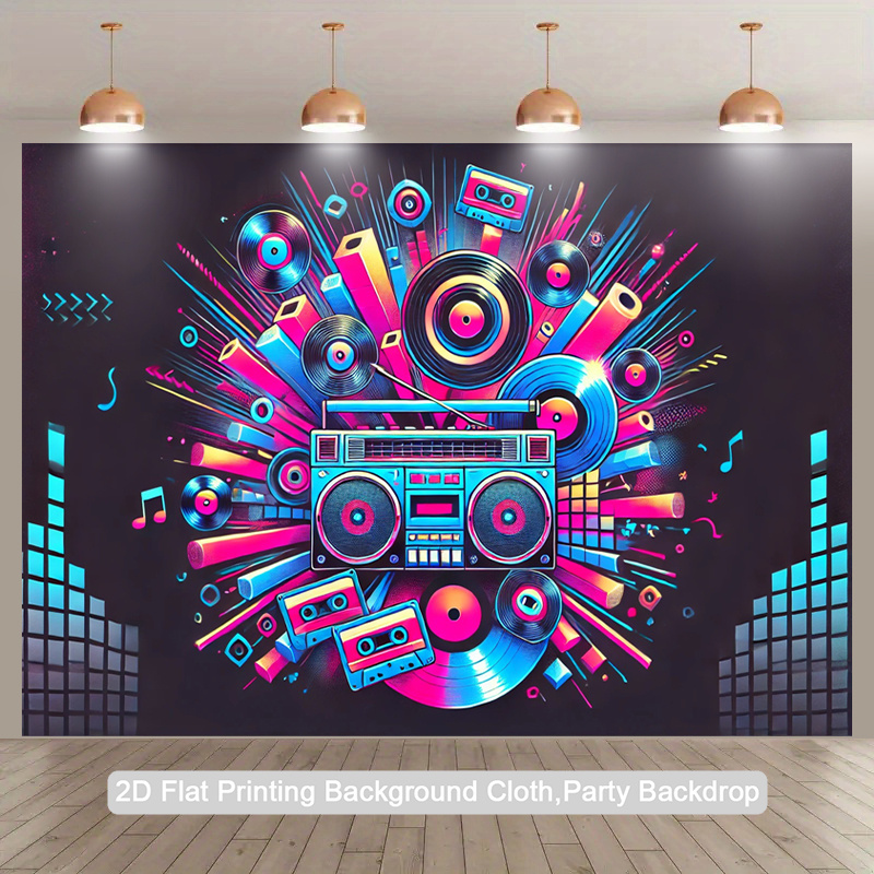 2D flaches, einteiliges Produk – Audio Music Background Bewertung und Preis