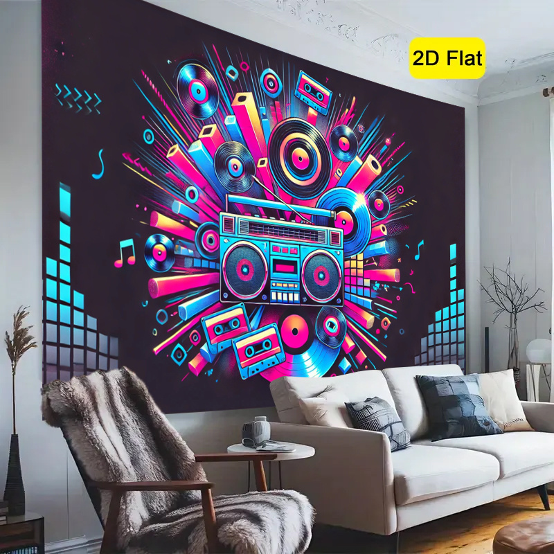 2D flaches, einteiliges Produk – Audio Music Background Bewertung und Preis