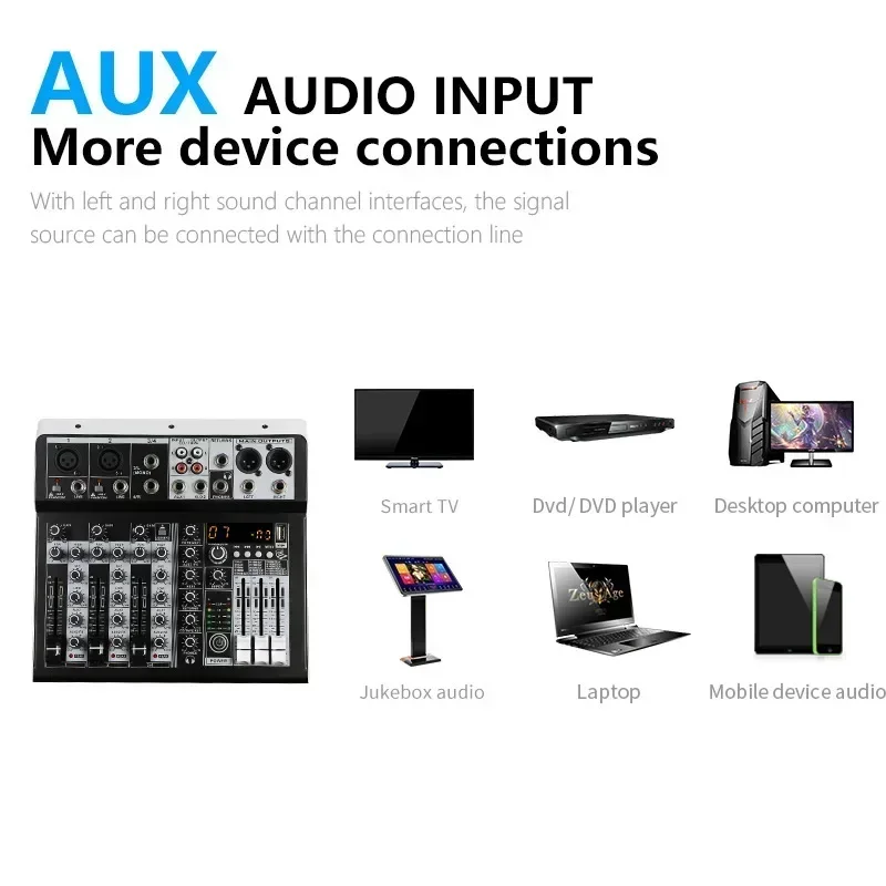 Audio-Mixer-Sound, 2 x Mono-St – Audio Mixer 4 Channel Bewertung und Preis