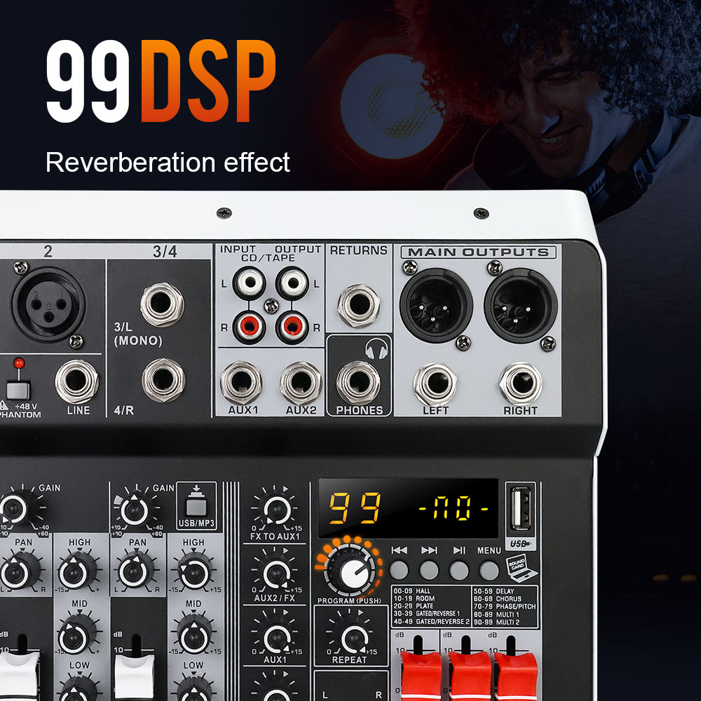 GOOERMI KT4/6/8 USB Audio-Mixe – Audio Mixer 4 Channel Bewertung und Preis