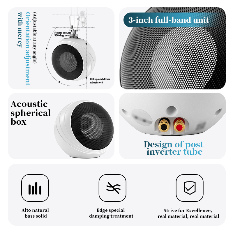 Oupushi an der Decke montierte – Audio Music Background Bewertung und Preis