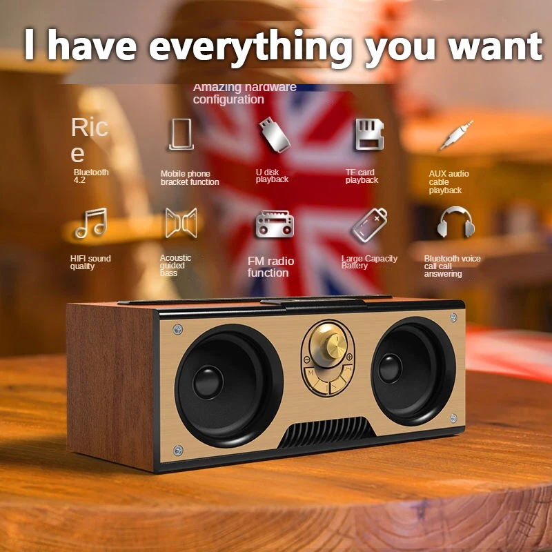Wireless Dual Audio Holz Tragb – Audio Music Center Bewertung und Preis