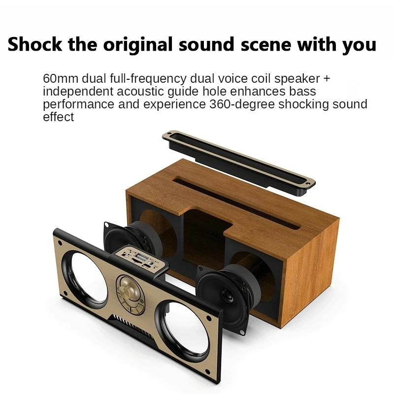 Wireless Dual Audio Holz Tragb – Audio Music Center Bewertung und Preis