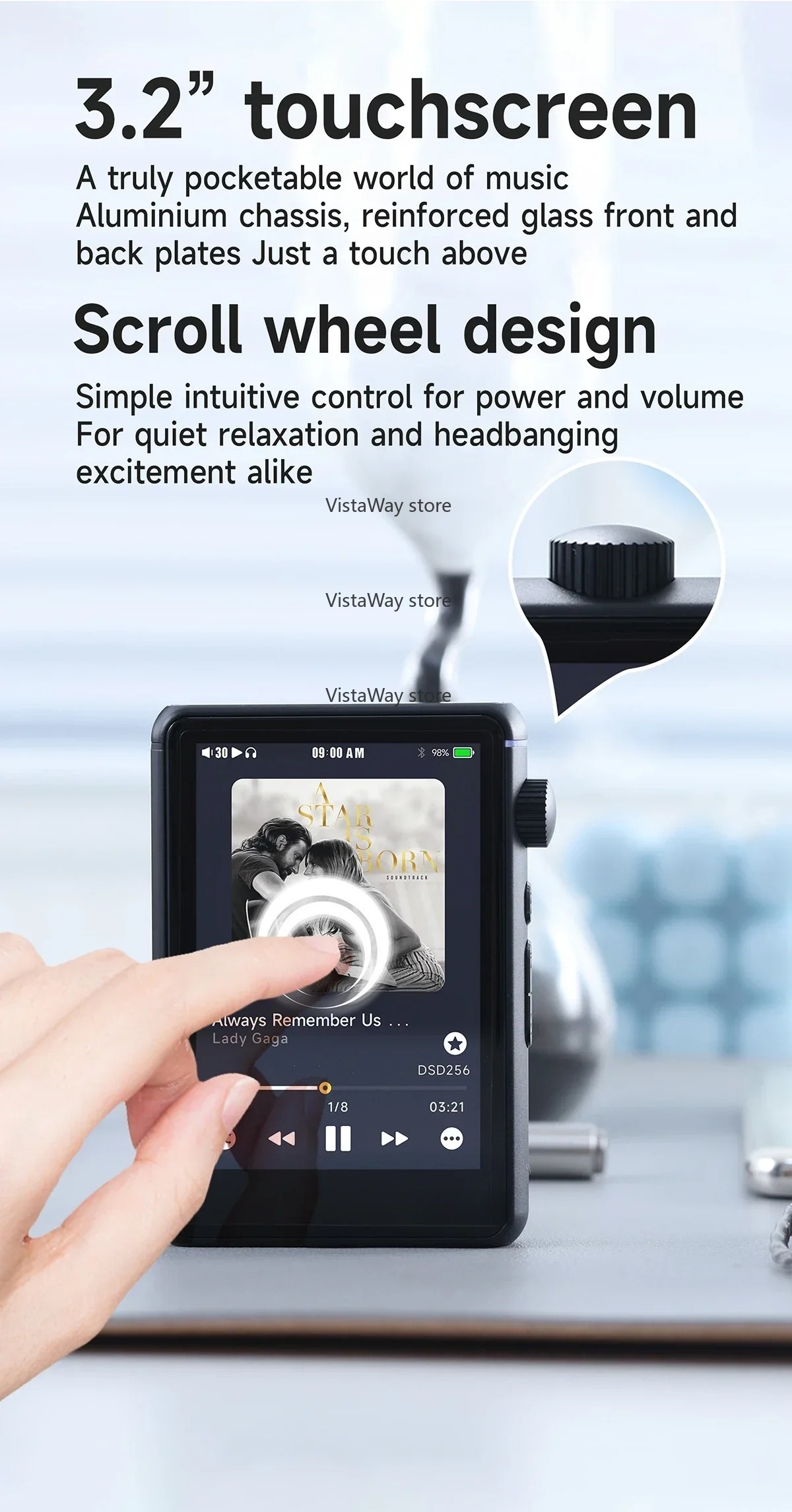 Bluetooth WiFi Musik Player MP – Audio Music Web Bewertung und Preis