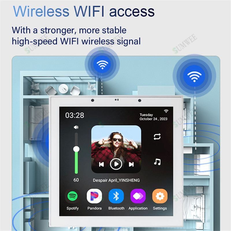 TUYA Smart Home 4 Zoll Android – Audio Music Background Bewertung und Preis