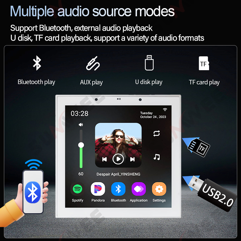 TUYA Smart Home 4 Zoll Android – Audio Music Background Bewertung und Preis