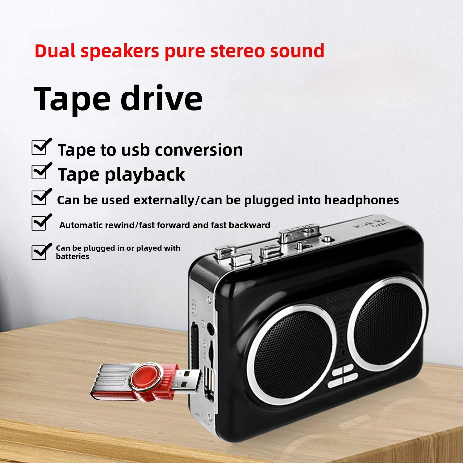 USB-Kassettenspieler, Musik-Au – Audio Music Converter To Mp3 Bewertung und Preis