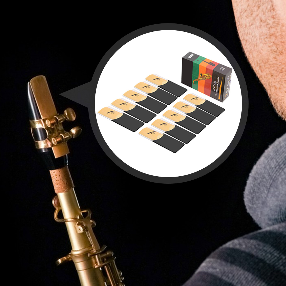 10er-Pack Eb-Altsaxophonblätte – Saxophone Reed Pack Bewertung und Preis