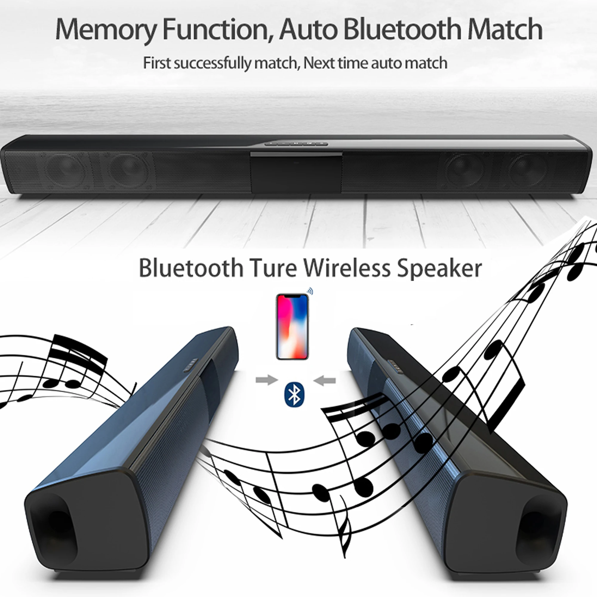 40W High Power Soundbar für TV – Audio Music Center Bewertung und Preis