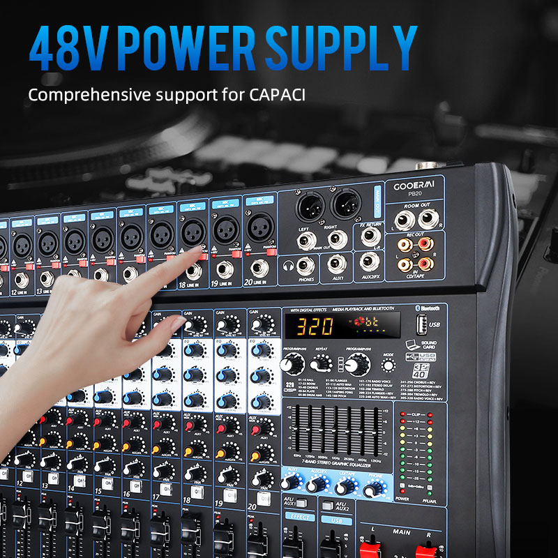 Gooermi PB Serie Professionell – Audio Mixer 4 Channel Bewertung und Preis