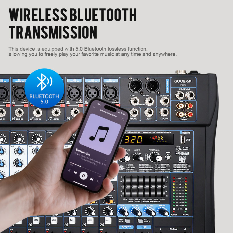 Gooermi PB Serie Professionell – Audio Mixer 4 Channel Bewertung und Preis