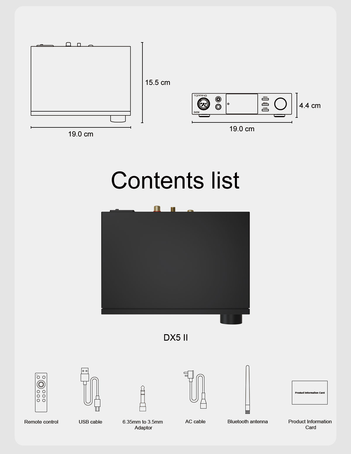 Topping DX5II DX5 II Digital M – Audio To Music Generator Bewertung und Preis